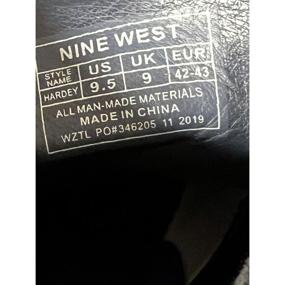 Nine West Hardey Men’s Chukka Boot Sz 9.5 Black Boots Colorblock Eur 42-43 - Picture 9 of 9